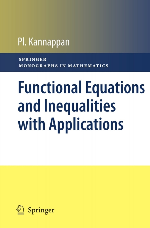 Cover image for book Functional Equations and Inequalities with Applications