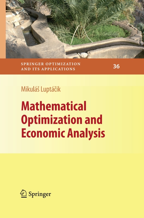 Cover image for book Mathematical Optimization and Economic Analysis