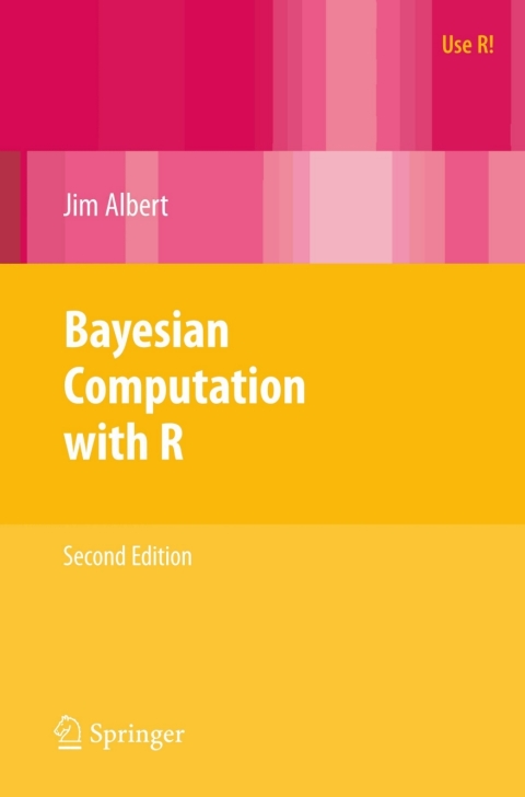 Cover image for book Bayesian Computation with R