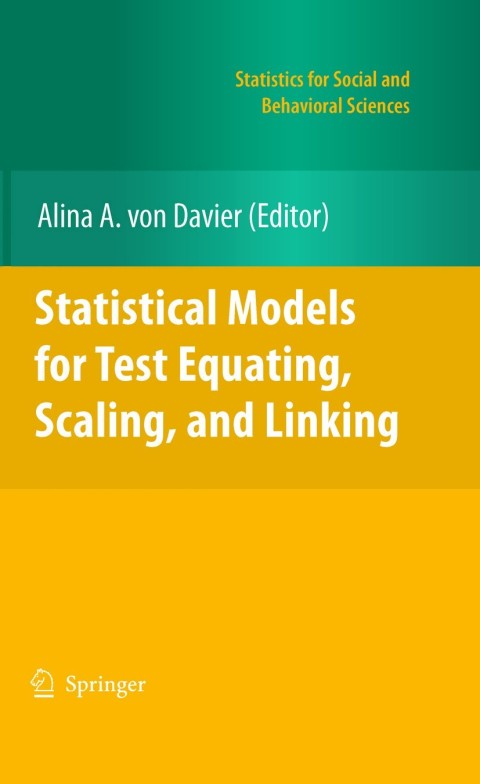 Cover image for book Statistical Models for Test Equating, Scaling, and Linking