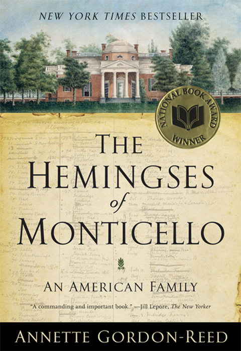 Cover image for book The Hemingses of Monticello