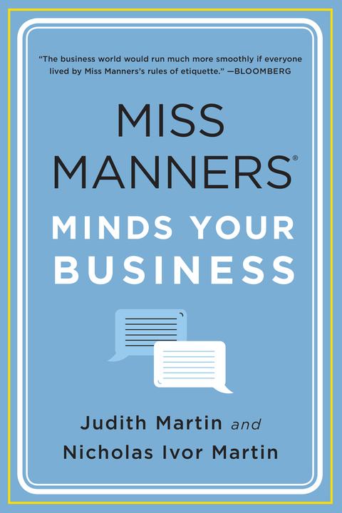 Cover image for book Miss Manners Minds Your Business