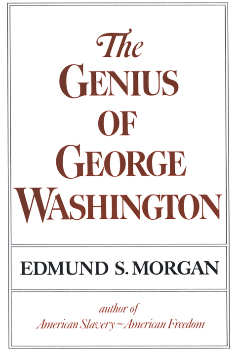 Cover image for book The Genius of George Washington