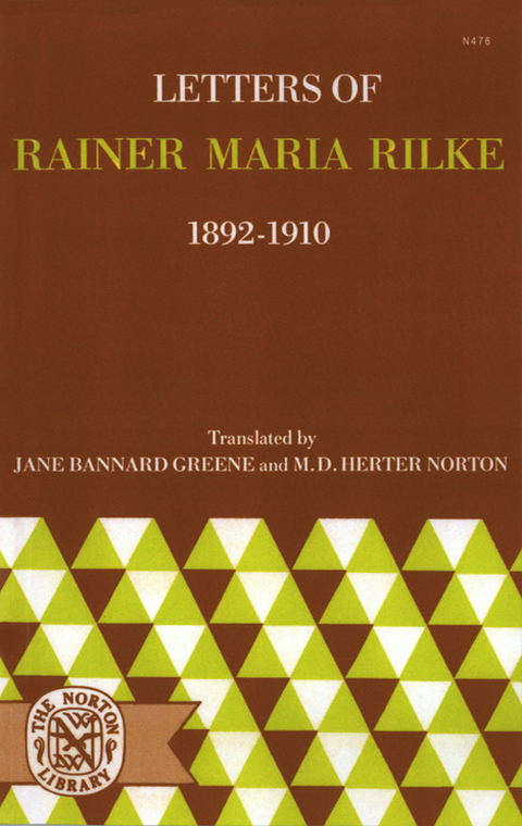 Cover image for book Letters of Rainer Maria Rilke, 1892-1910