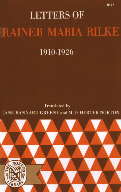 Cover image for book Letters of Rainer Maria Rilke, 1910-1926