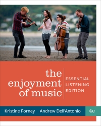 Cover image: Enjoyment of Music: Essential Listening 4th edition 9780393421507