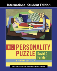 Cover image: The Personality Puzzle (International Student Edition) 8th edition 9780393422009