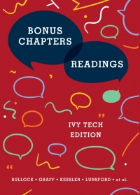 They Say/I Say, With Ivy Tech Bonus Chapters And Readings Custom Ebook ...