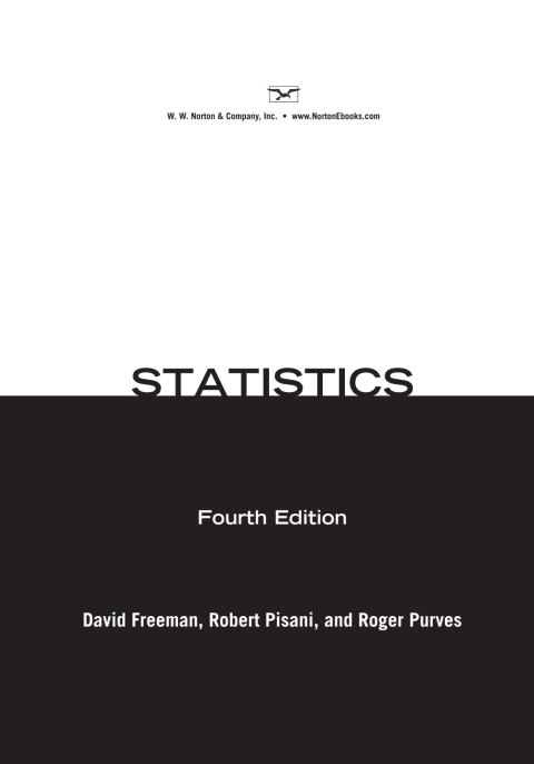 Cover image for book Statistics