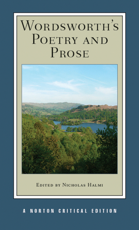 Cover image for book Wordsworth's Poetry and Prose (First Edition)  (Norton Critical Editions)