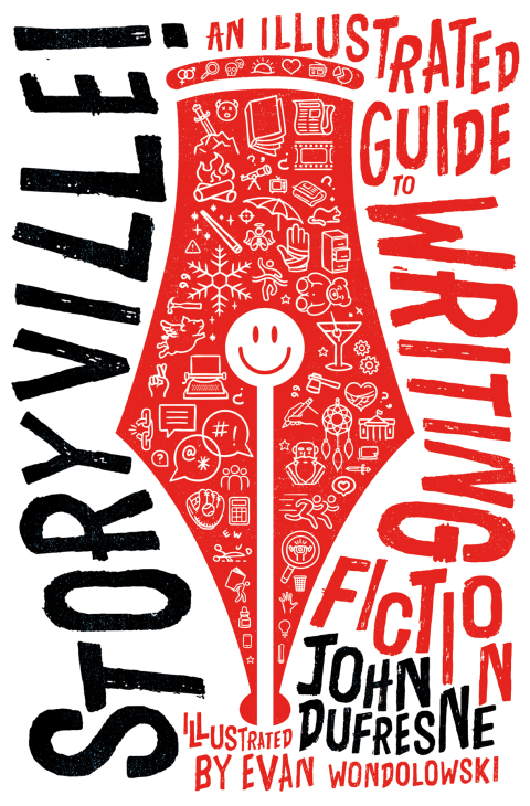 Cover image for book Storyville!: An Illustrated Guide to Writing Fiction