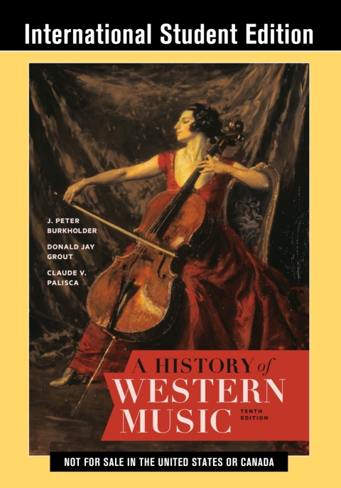 Cover image for book A History of Western Music (International Student Edition)