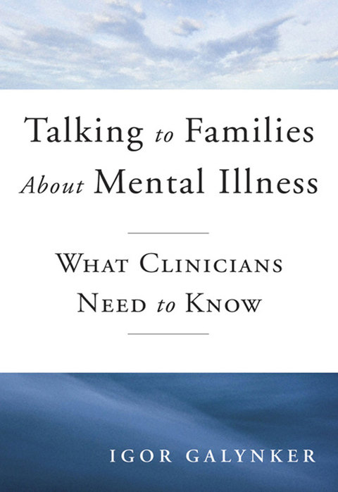 Cover image for book Talking to Families about Mental Illness