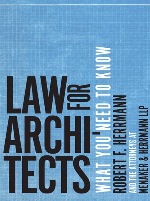 Cover image for book Law for Architects