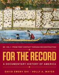 Cover image: For the Record: A Documentary History of America (Volume 1) 8th edition 9780393878158