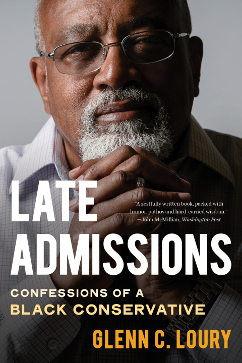 Cover image for book Late Admissions: Confessions of a Black Conservative