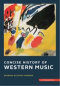 Concise History of Western Music (Fifth Edition) - Hanning, Barbara Russano