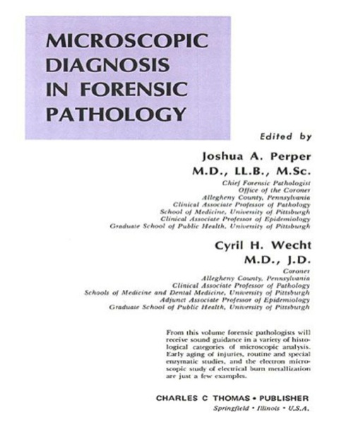 Cover image for book Microscopic Diagnosis in Forensic Pathology