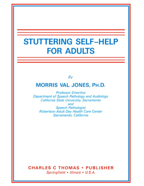 Cover image for book Stuttering Self-help for Adults