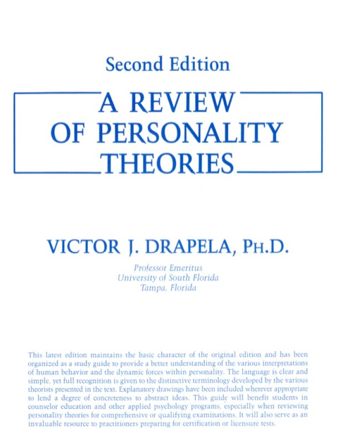 Cover image for book A Review of Personality Theories