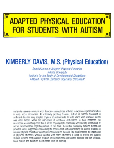 Cover image for book Adapted Physical Education for Students with Autism