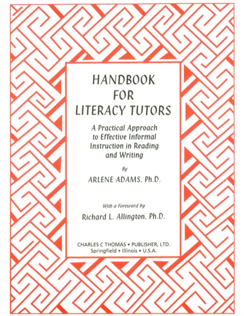 Cover image for book Handbook for Literacy Tutors: A Practical Approach to Effective Informal Instruction in Reading and Writing