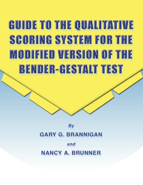 Cover image for book Guide to the Qualitative Scoring System for the Modified Version of the Bender-Gestalt Test