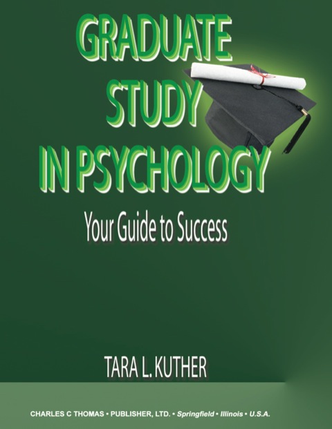 Cover image for book Graduate Study in Psychology