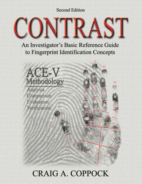 Cover image for book Contrast An Investigator's Basic Reference Guide to Fingerprint Identification Concepts