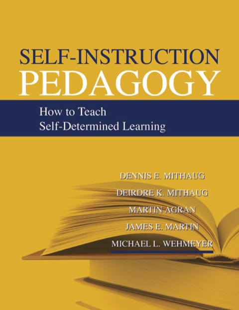 Cover image for book Self-instruction Pedagogy: How to Teach Self-Determined Learning