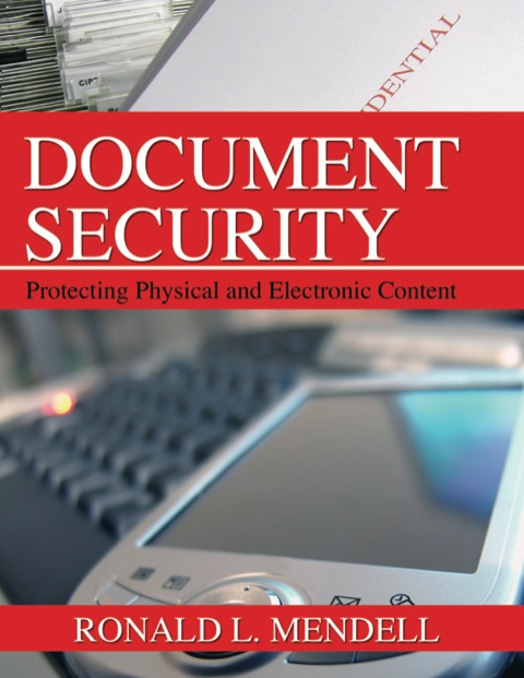 Cover image for book Document Security: Protecting Physical and Electronic  Content