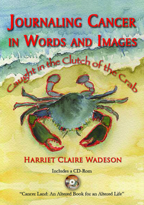 Cover image for book Journaling Cancer In Words and Images Caught in the Clutch of the Crab