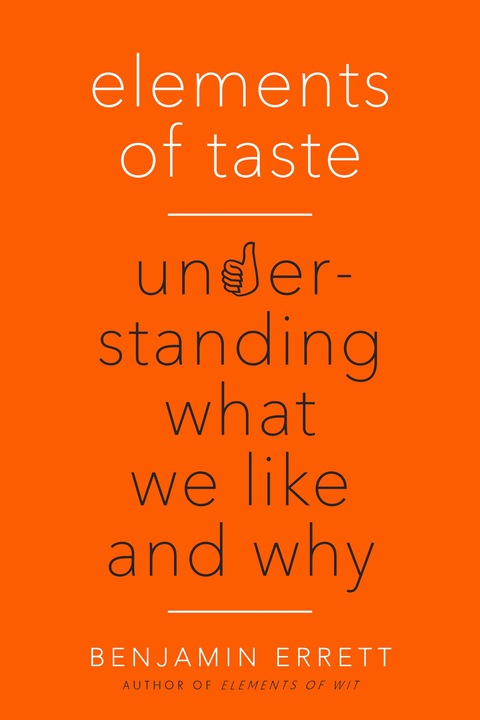 Cover image for book Elements of Taste