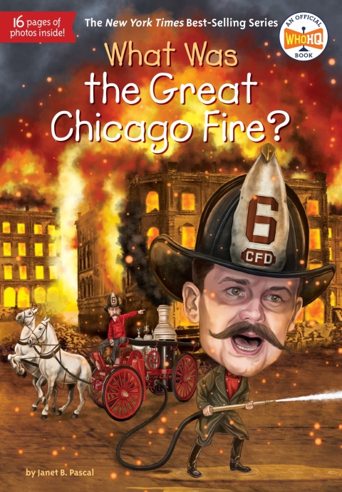 Cover image for book What Was the Great Chicago Fire?