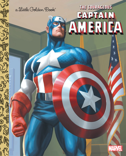 Cover image for book The Courageous Captain America (Marvel: Captain America)