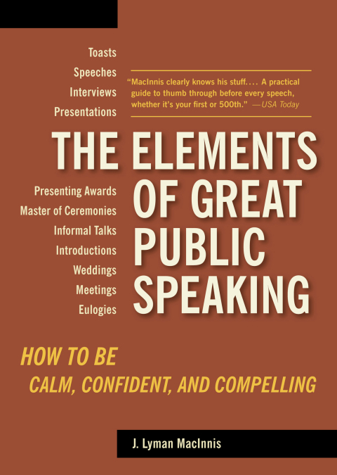 Cover image for book The Elements of Great Public Speaking