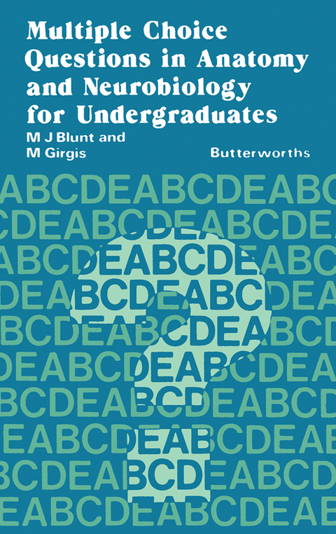 Cover image for book Multiple Choice Questions in Anatomy and Neurobiology for Undergraduates
