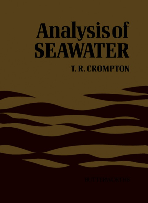 Cover image for book Analysis of Seawater