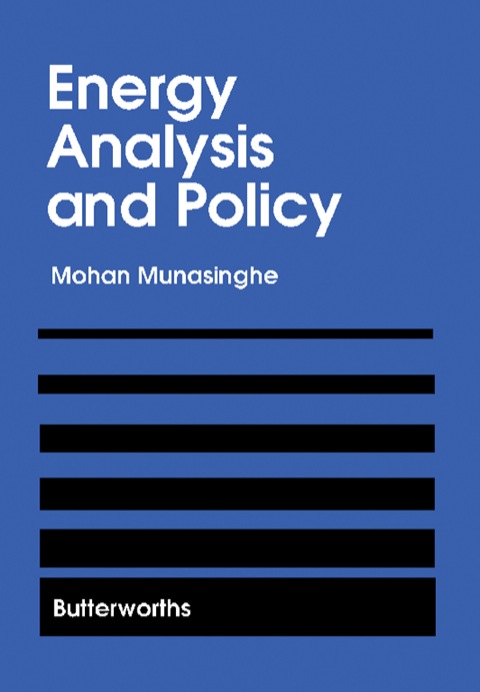 Cover image for book Energy Analysis and Policy: Selected Works