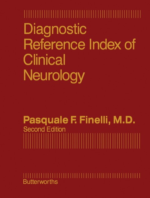 Cover image for book Diagnostic Reference Index of Clinical Neurology