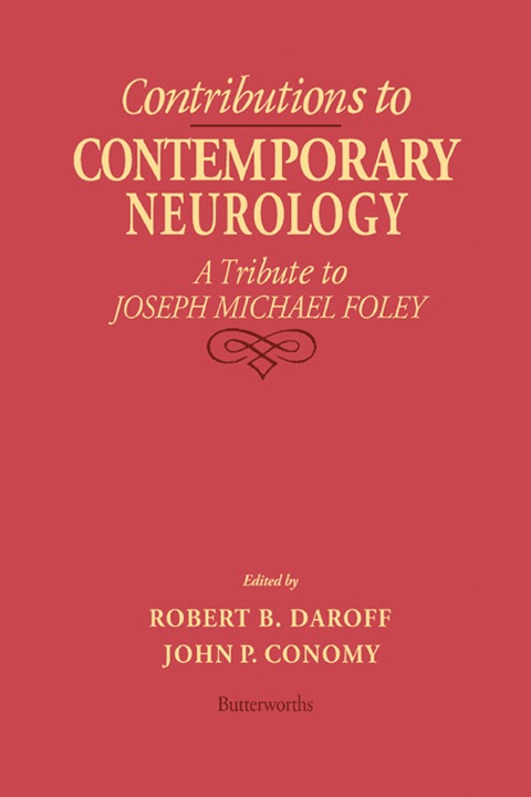 Cover image for book Contributions to Contemporary Neurology: A Tribute to Joseph Michael Foley