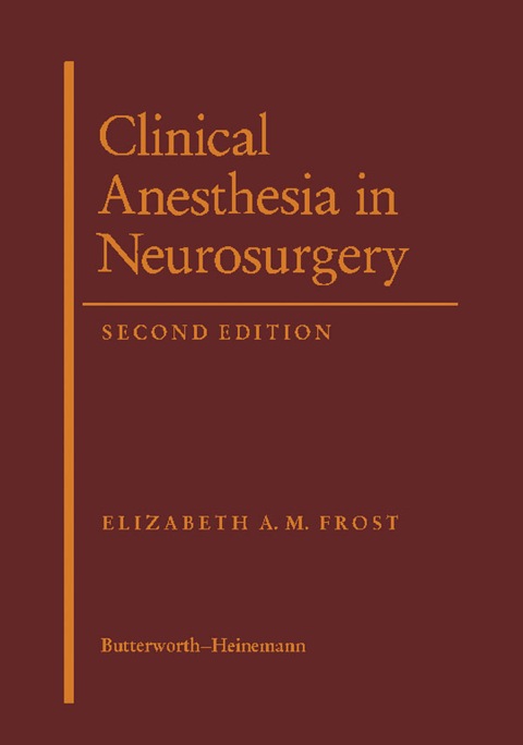 Cover image for book Clinical Anesthesia in Neurosurgery