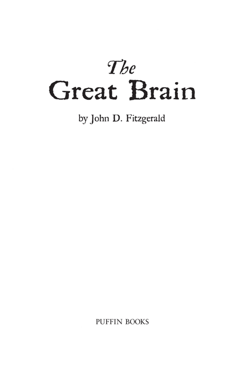 Cover image for book The Great Brain