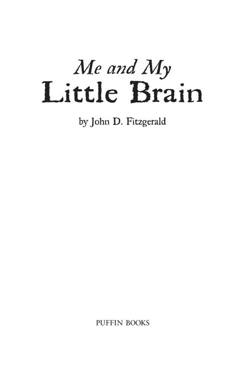 Cover image for book Me and My Little Brain