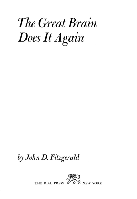 Cover image for book The Great Brain Does It Again
