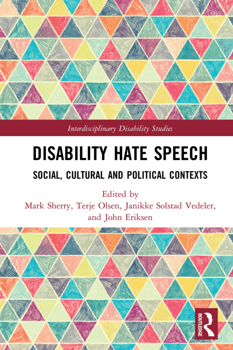 Cover image for book Disability Hate Speech