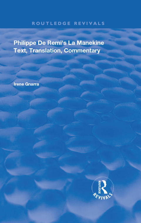 Cover image for book Philippe de Remi's La Manekine