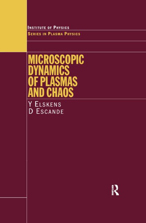 Cover image for book Microscopic Dynamics of Plasmas and Chaos