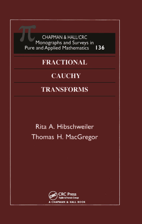 Cover image for book Fractional Cauchy Transforms