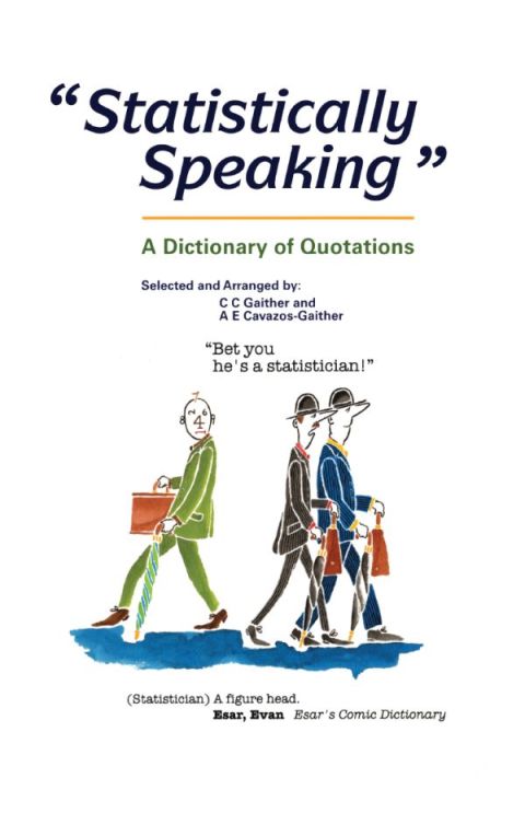 Cover image for book Statistically Speaking
